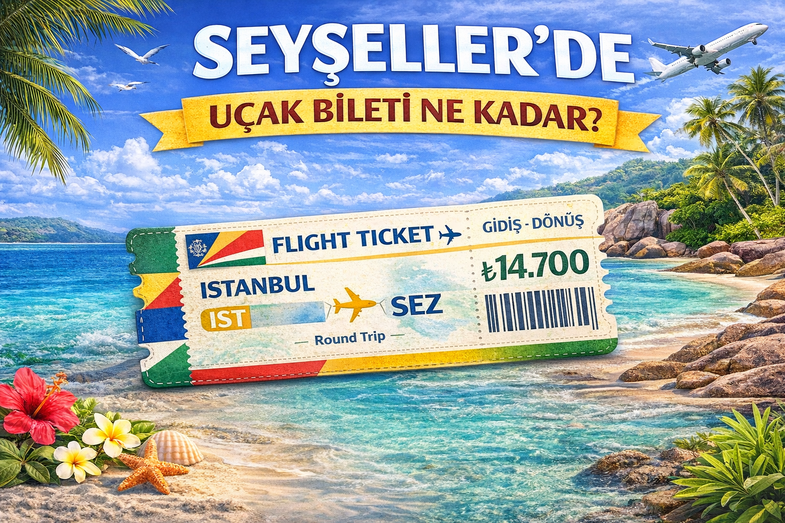 Seyşeller uçak bileti ne kadar?